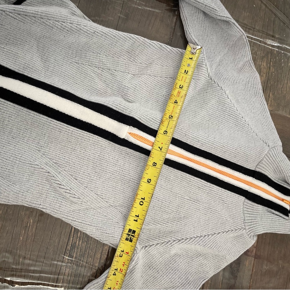 Gray Zip-Up Women's Bodysuit - Picture 5 of 7